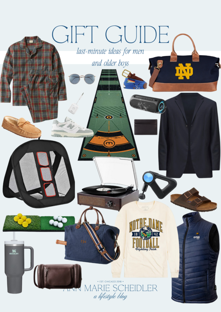 Last-Minute Christmas Gifts for Men and Teen Boys - Ann Marie